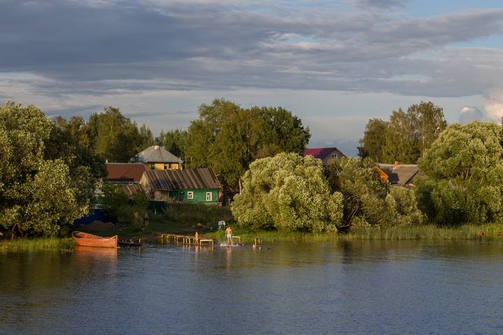 Вечер в деревне
