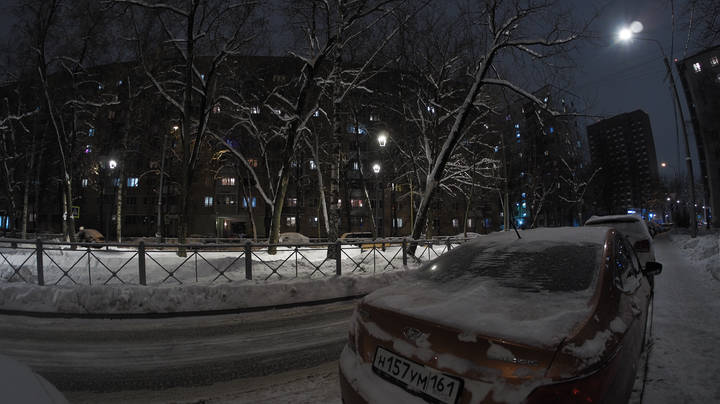 Зимний Вечер в Городе