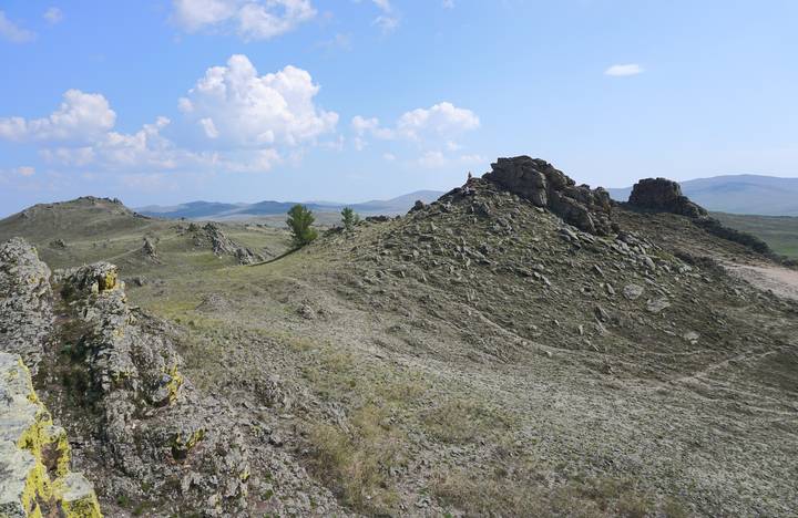 Каменистые пейзажи Ольхона