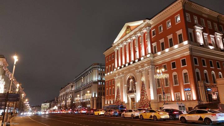 Москва. НГ 2024 год, Мэрия Москвы.