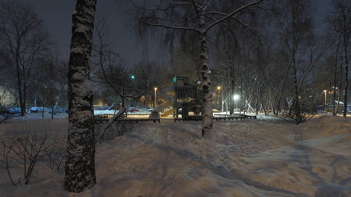 Зимний Вечер в Городе