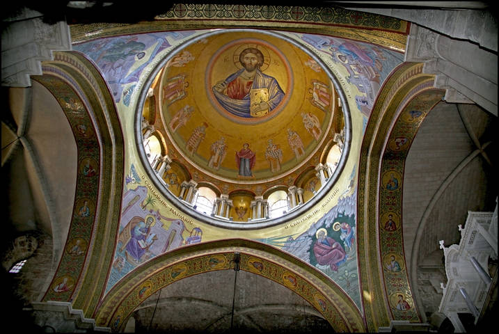Главный купол католикона храма Гроба Господня, Иерусалим