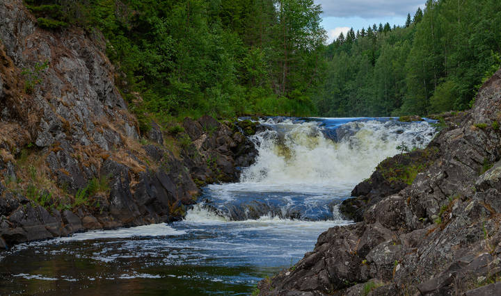 водопад Кивач. Карелия