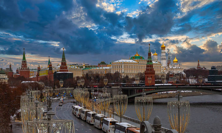 Кремль предновогодний