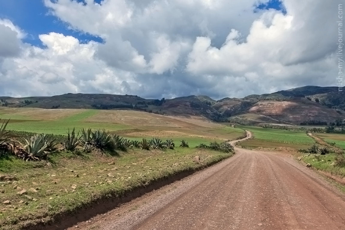 Дорога в Андах, Перу