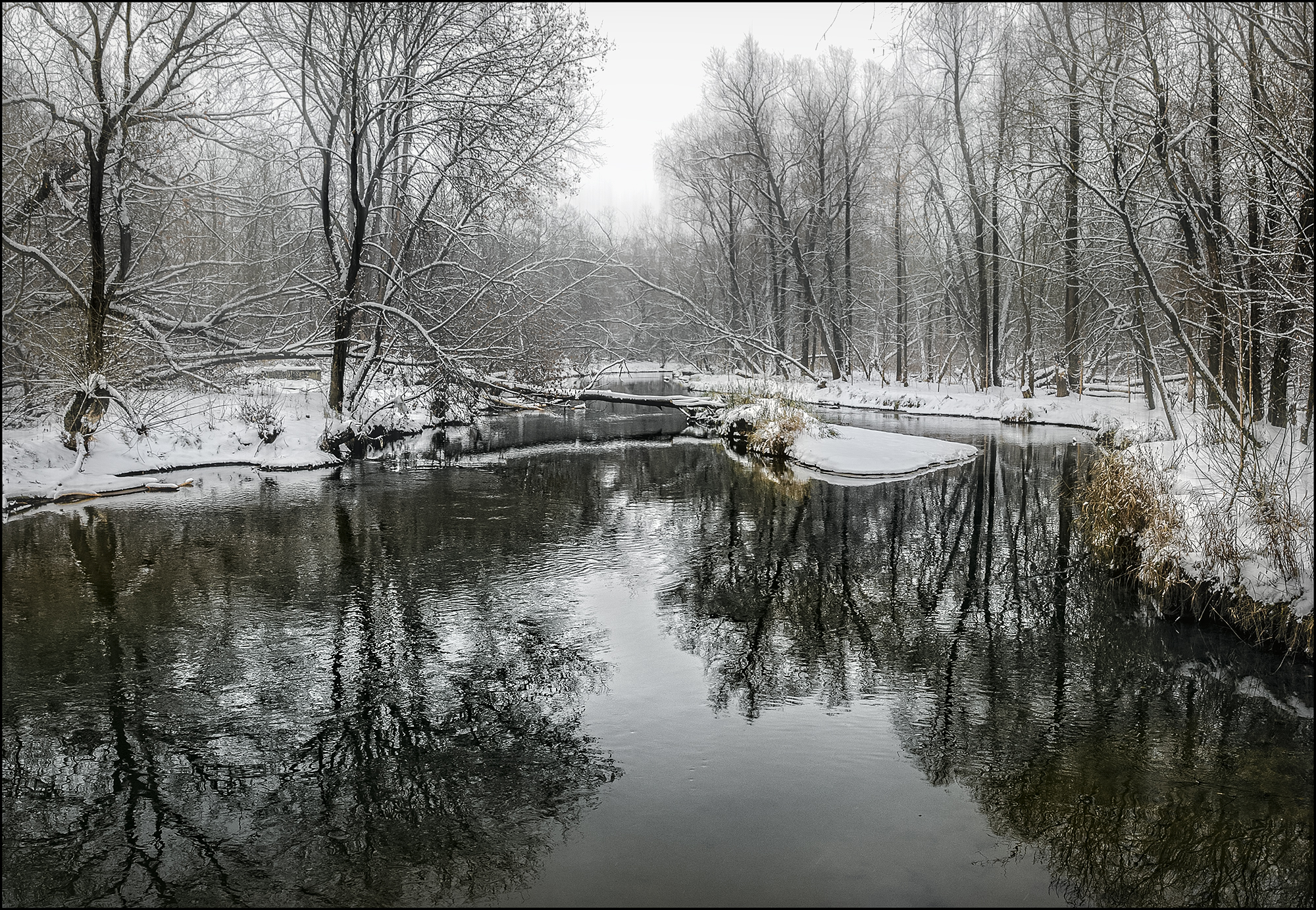 Зимняя речка