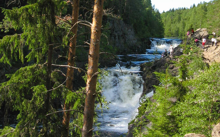 Водопад Кивач.