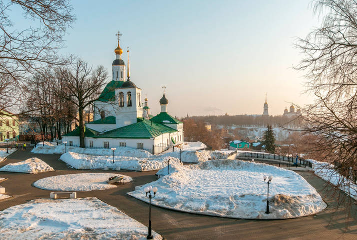 Мартовское утро во Владимире.