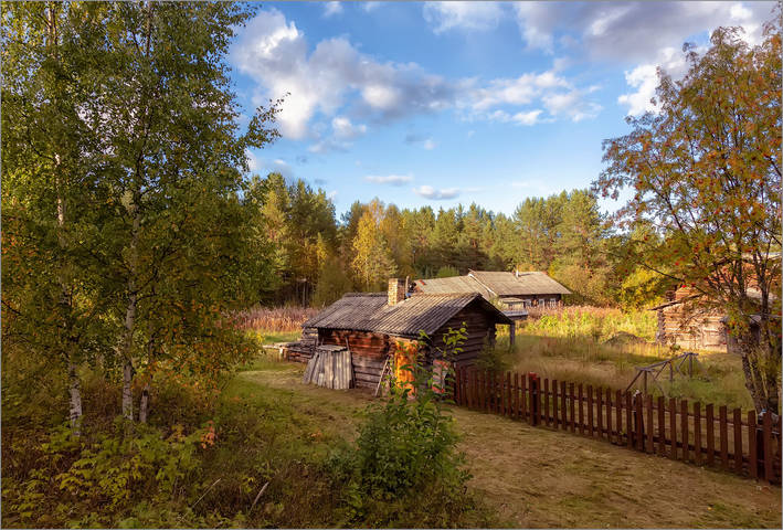 Деревенский пейзаж 