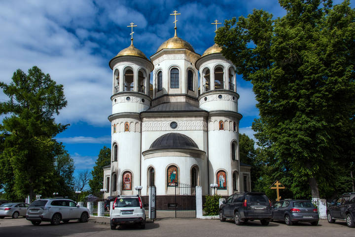 Собор вознесения Господня в Звенигороде.