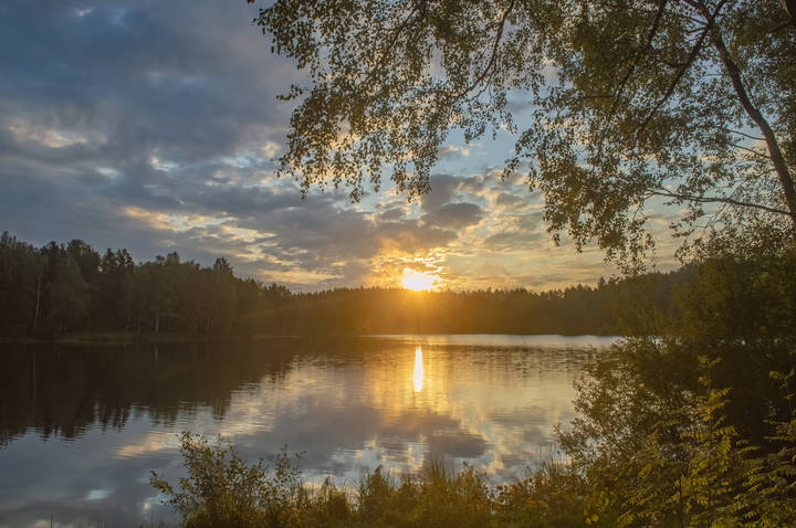 Облачное утро....