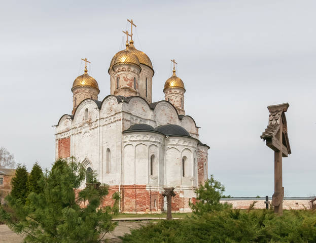 Собор Рождества Пресвятой Богородицы в Лужецком Ферапонтовом монастыре. 