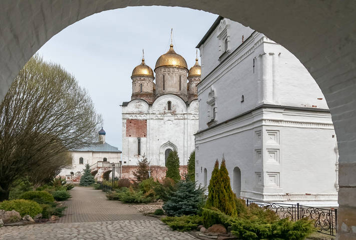 В Лужецком Ферапонтовом  мужском  монастыре.