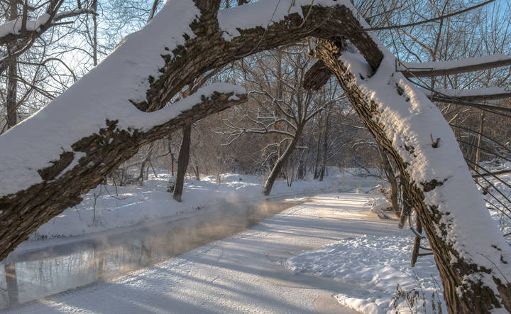 Морозно.