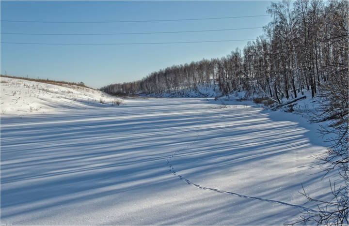 Зимний пейзаж.