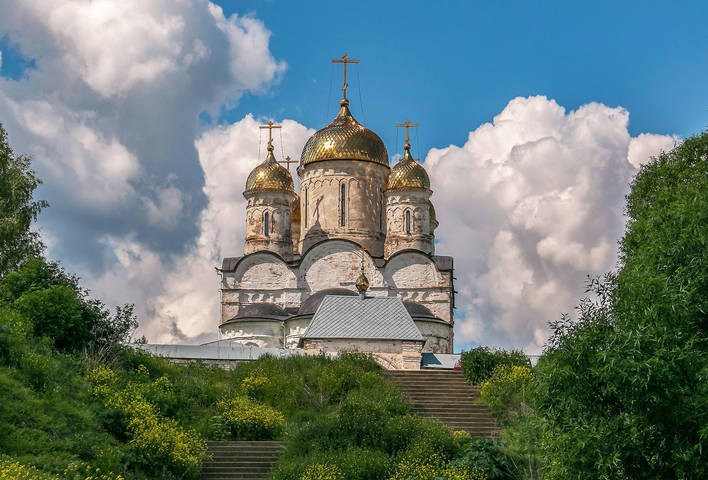 Собор Рождества Пресвятой Богородицы в Лужецком Ферапонтовом монастыре.