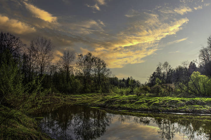 landscape (Заводь реки Лама) 