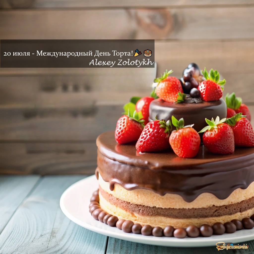 20 июля - Международный День Торта!🎉🎂
