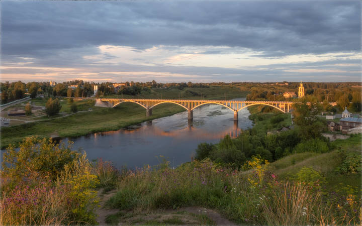 Вечер в Старице