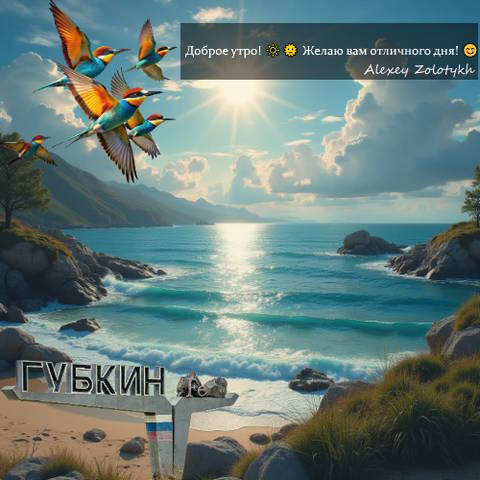 Доброе утро! 🔆🌞 Желаю вам отличного дня! 😊👍