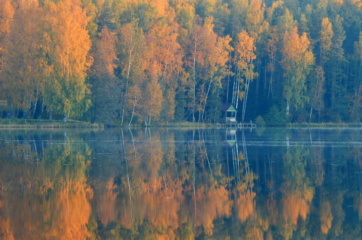 На восходе.....