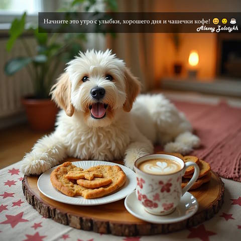 Начните это утро с улыбки, хорошего дня и чашечки кофе! 😊🌞☕