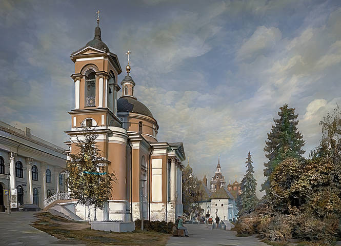  Москва. Храм Варвары Великомученицы на Варварке.