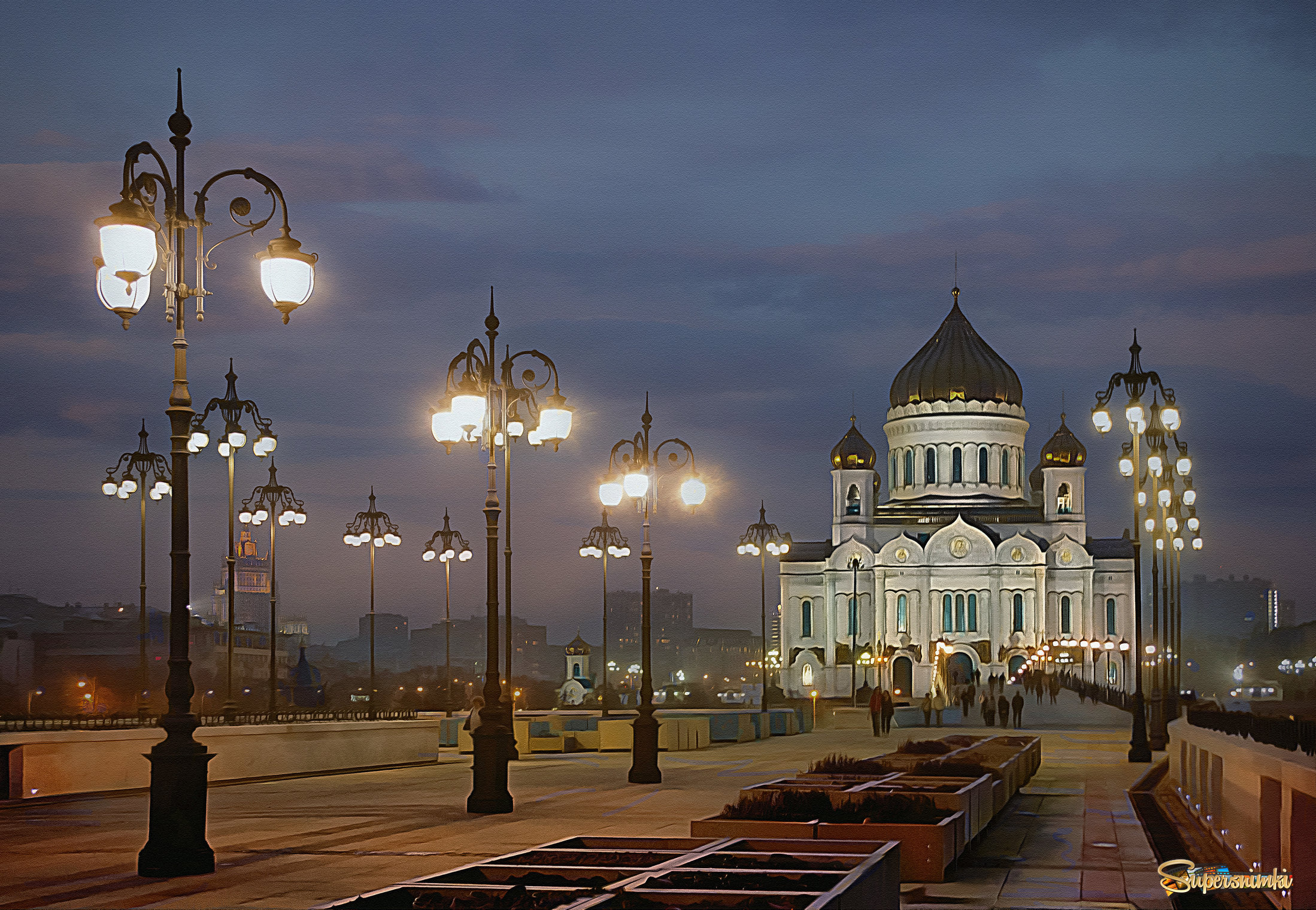 Москва. Храм Христа Спасителя.