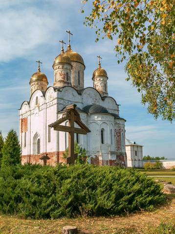 Собор Рождества Пресвятой Богородицы в Лужецком Ферапонтовом монастыре.