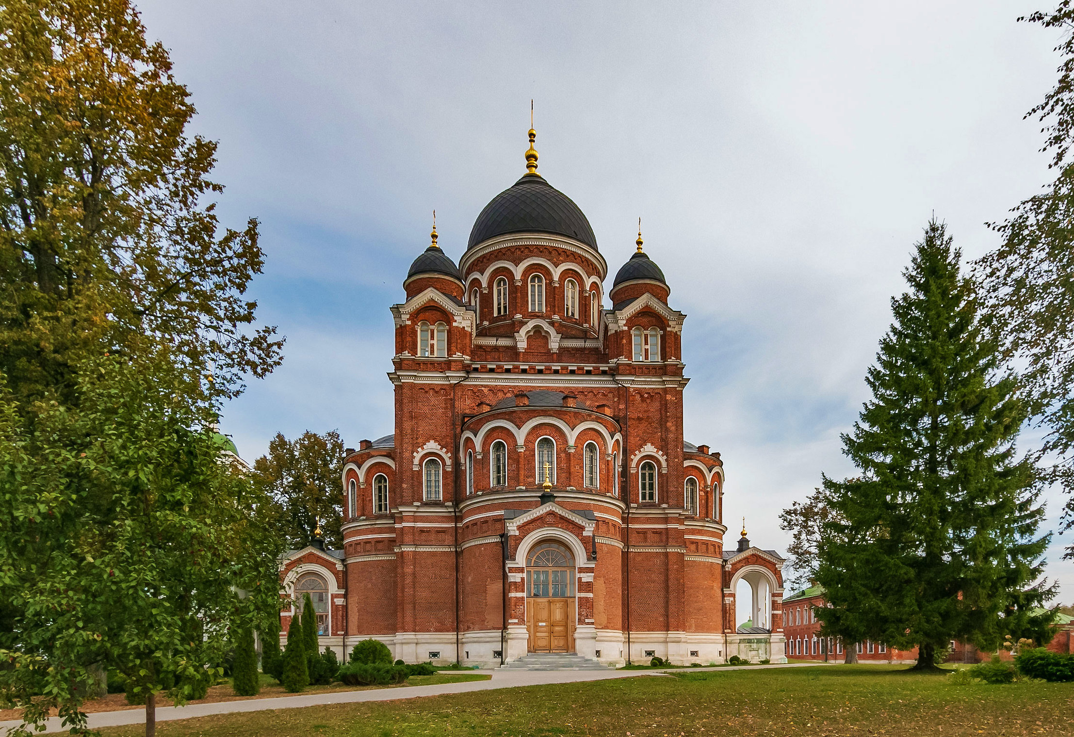 Собор Владимирской иконы Божией Матери в Спасо-Бородинском монастыре.