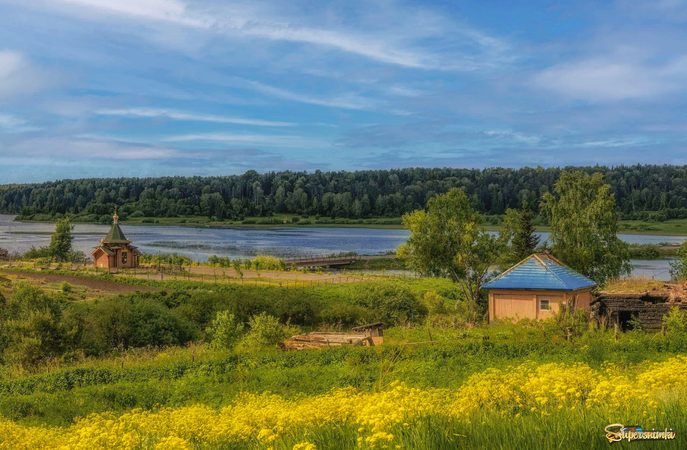 На окраине сибирской деревни