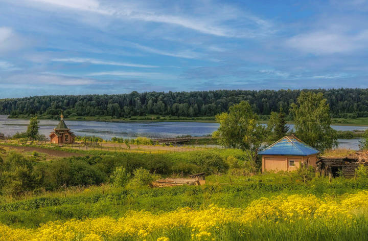 На окраине сибирской деревни