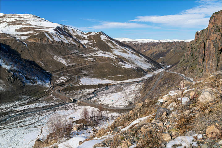 Долина реки Малка и водопад Султан.