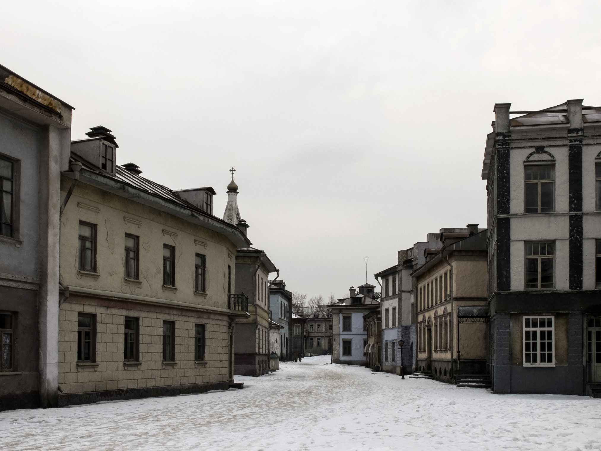 МосфильМ. Натурная площадка «СТАРАЯ МОСКВА»