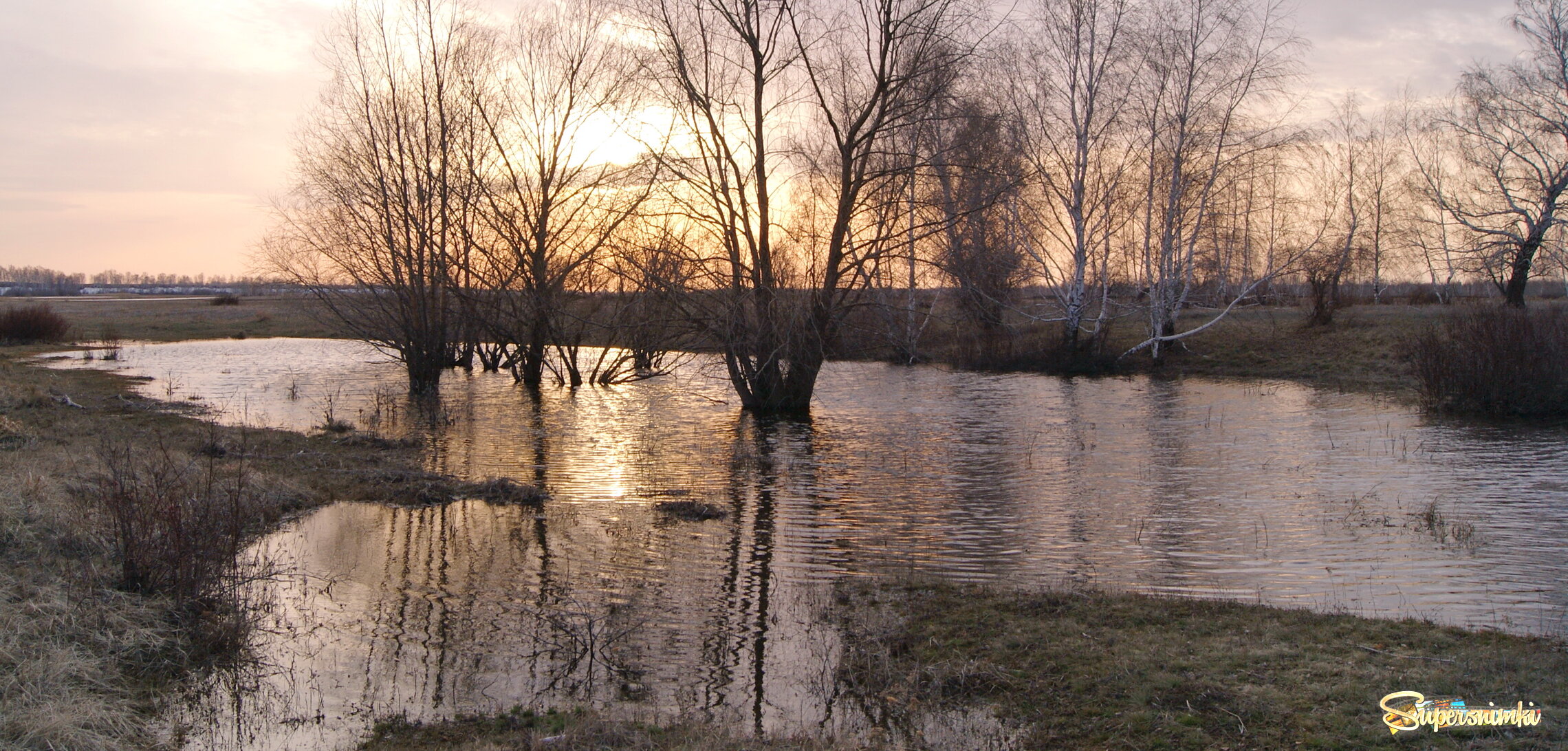 Весна,предзакатное.