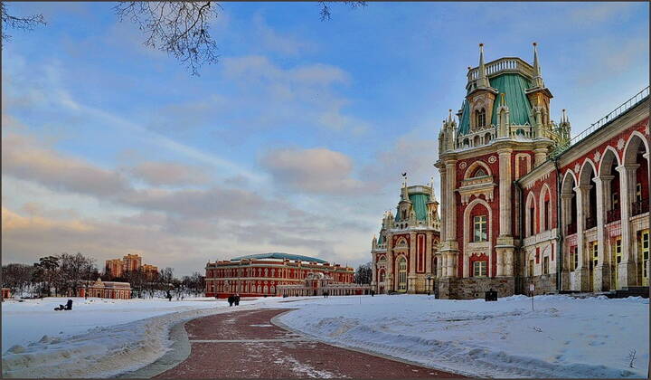 Зима в Царицыно