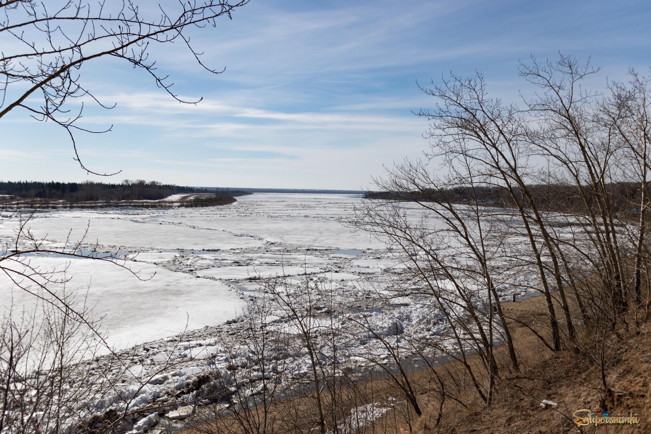 Апрель. Томь в ожидании ледохода