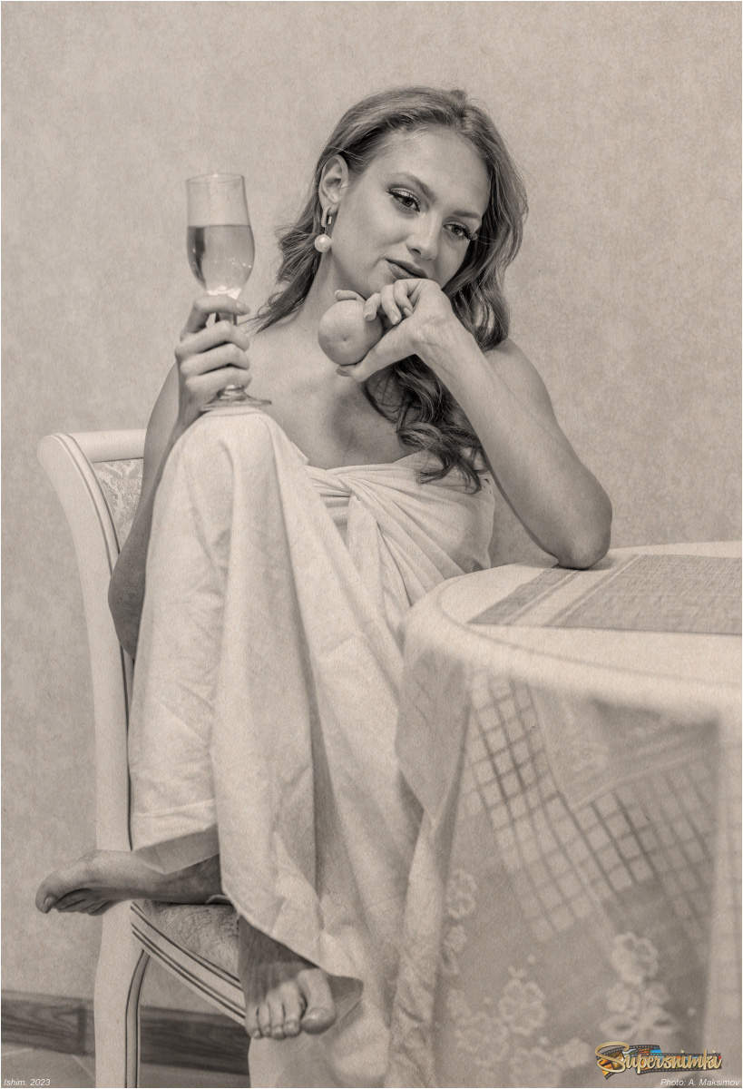 Актриса Елизавета Шпак. Из серии "Утро".