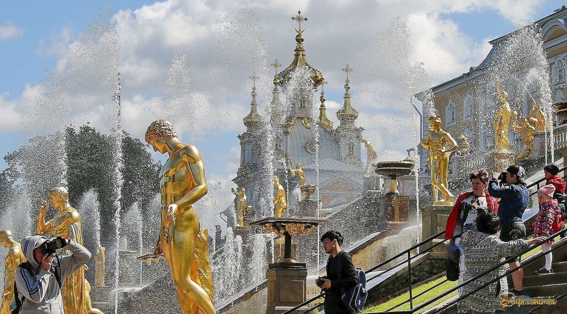 Петергоф, фонтаны