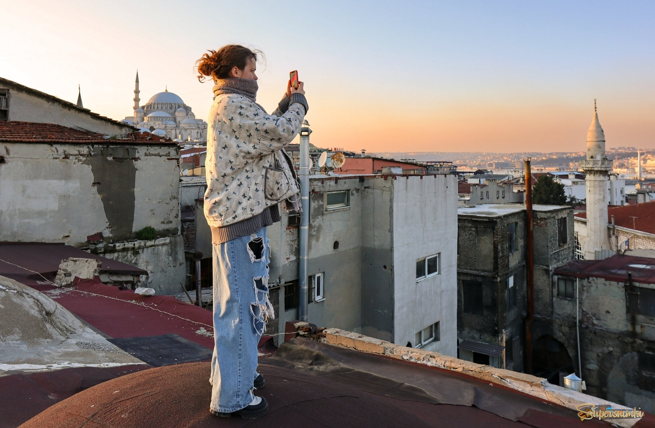 Прогулка по крышам Стамбула