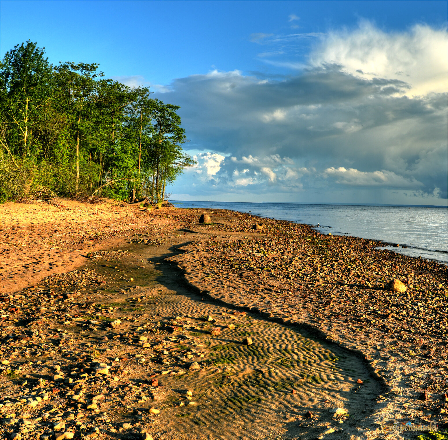 рассвет на финском заливе