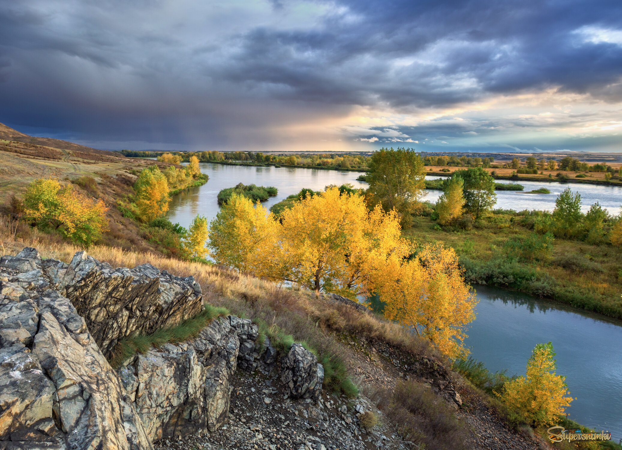 Иртыш после грозы