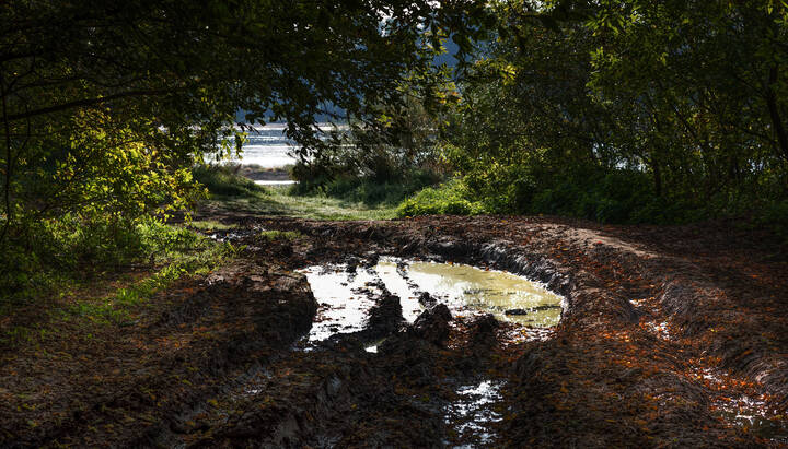 На Оку. Дальше только пешком...