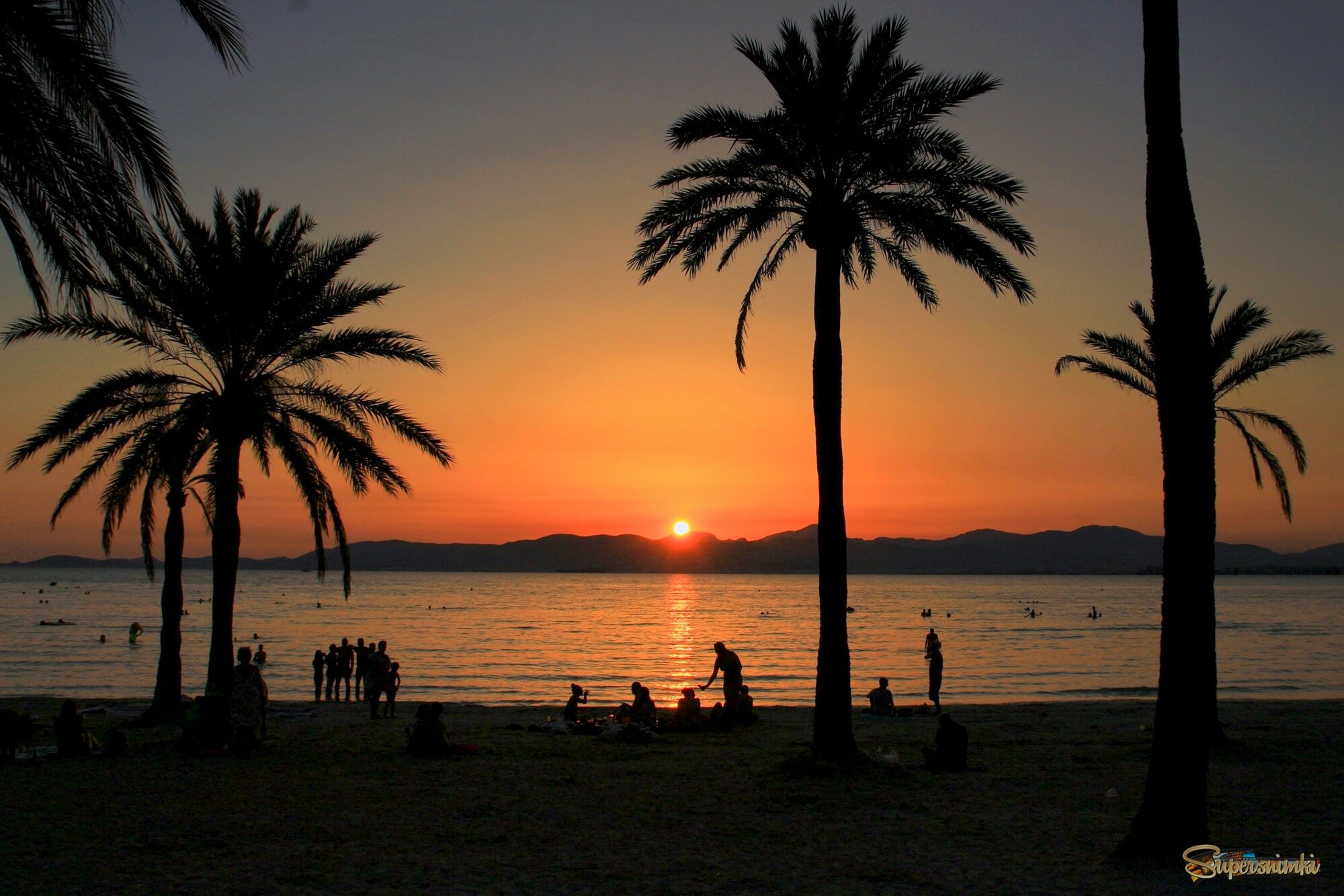 Закат в Пальме Де Майoрке