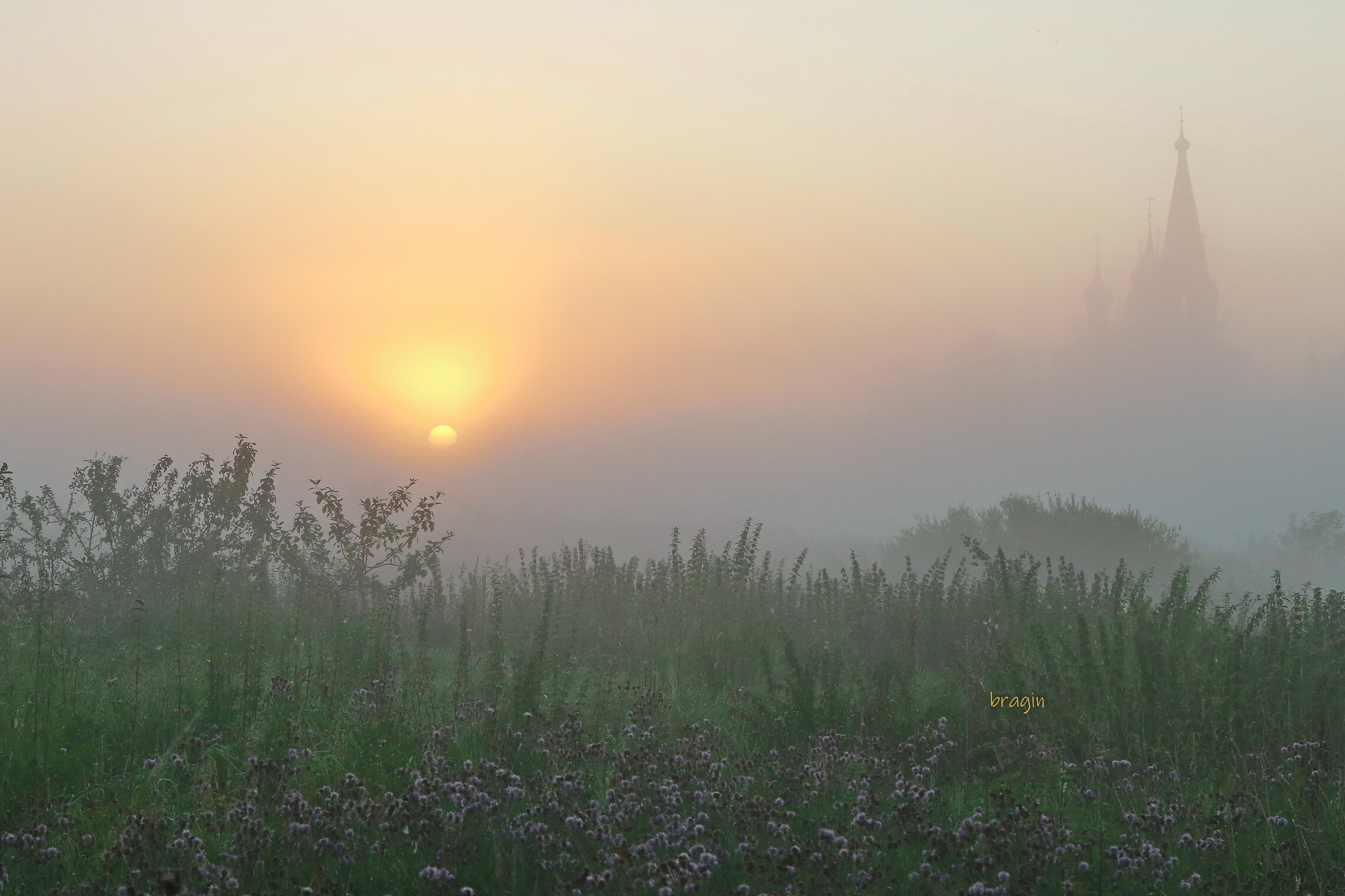 ... первые всполохи рассвета...