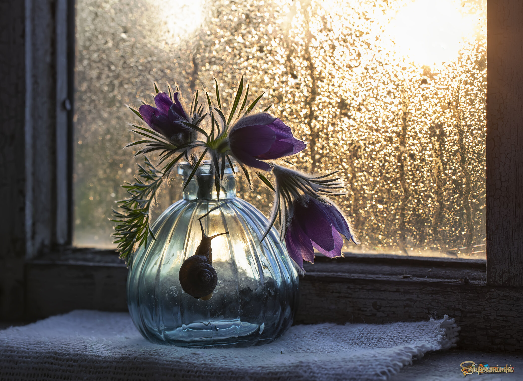 На закате дня...