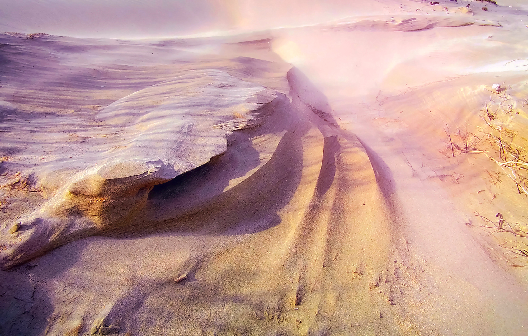 Ветер. В дюнах.