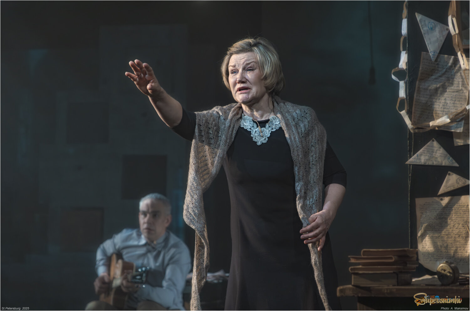 "Алексей, Алёшенька, сынок!". Актриса з. а. России Ирина Конопацкая в роли матери Глеба. 