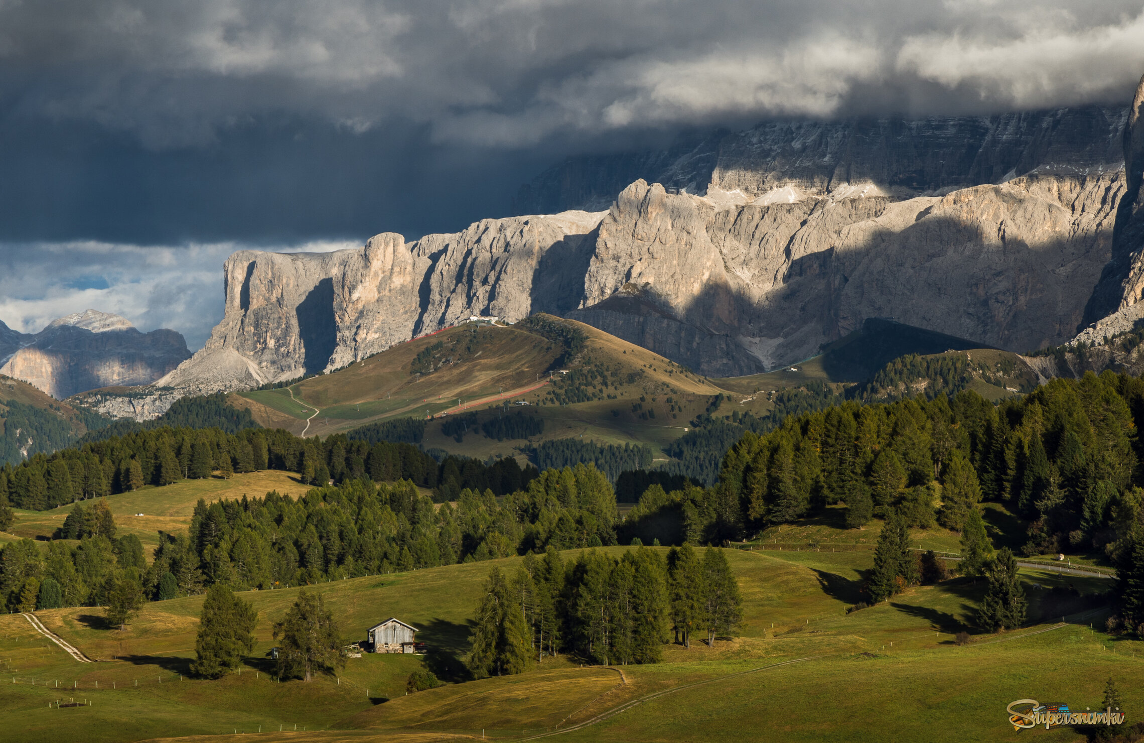 Тучи над горами