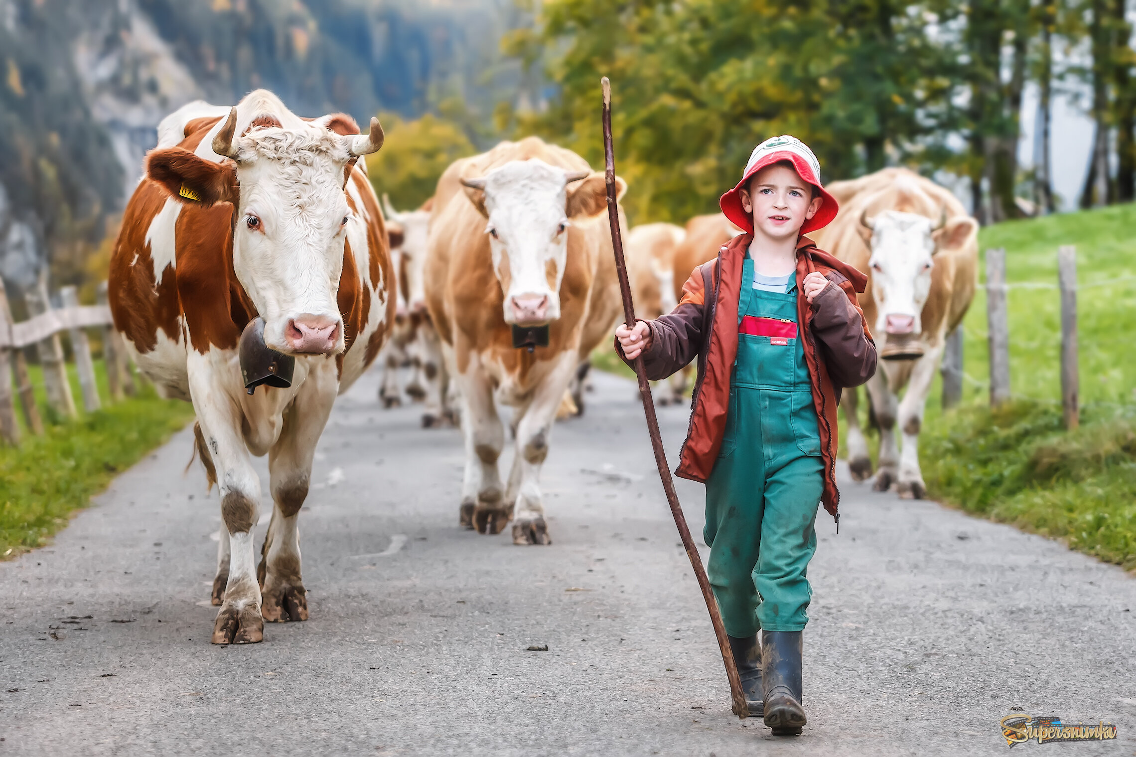 Пастушок и дочка фермера